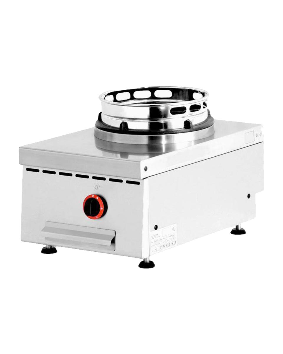 Wokbrander - 1 Brander - 13kW - RVS - Diamond - WGX1-4/T