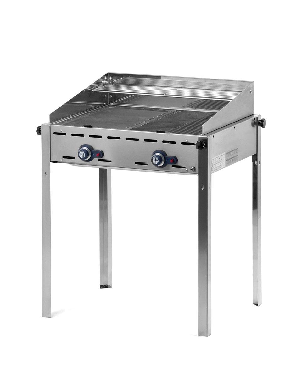 Green Fire met 2 Branders - 74 X 61.2 CM - Hendi - 149508