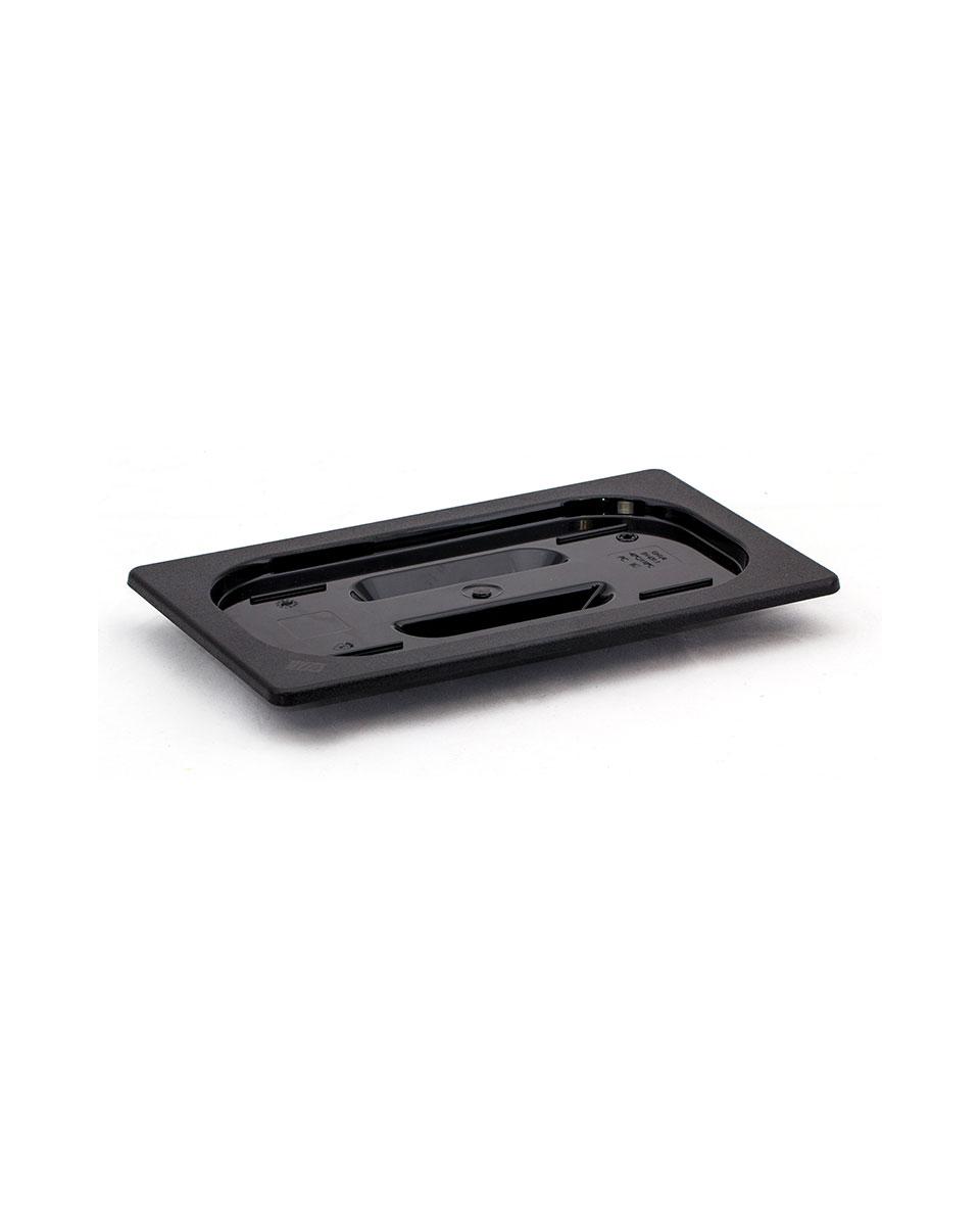 Gastronormdeksel - 1/1 GN - Polycarbonaat - Zwart - Hendi - 862902