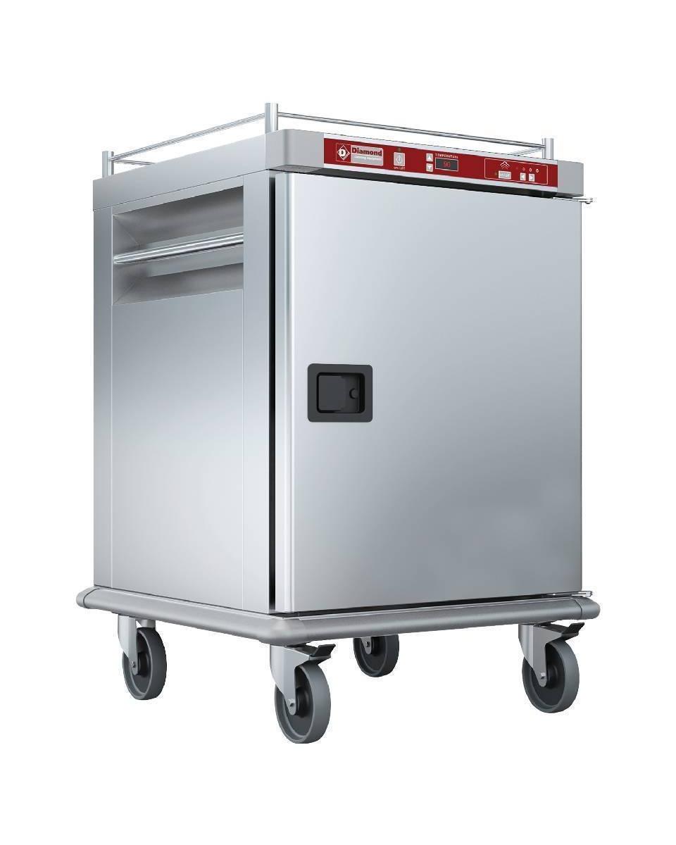 Maaltijdwagen - 10 x 2/1 GN - H 121.5 x 79 x 93.5 CM - Diamond - CTH10-EK
