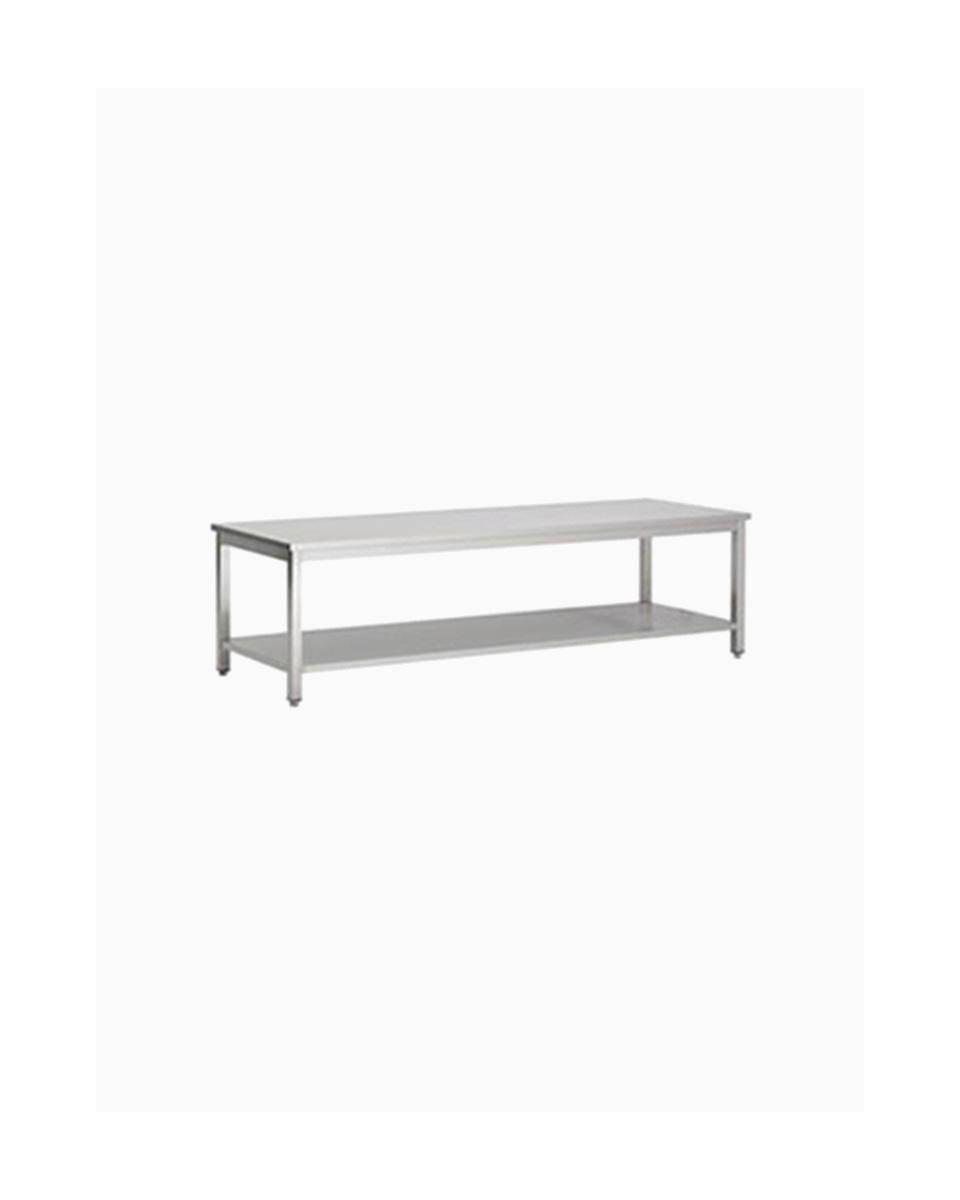 Woktafel - Met onderschap - H 60 x 160 x 70 CM - Promoline