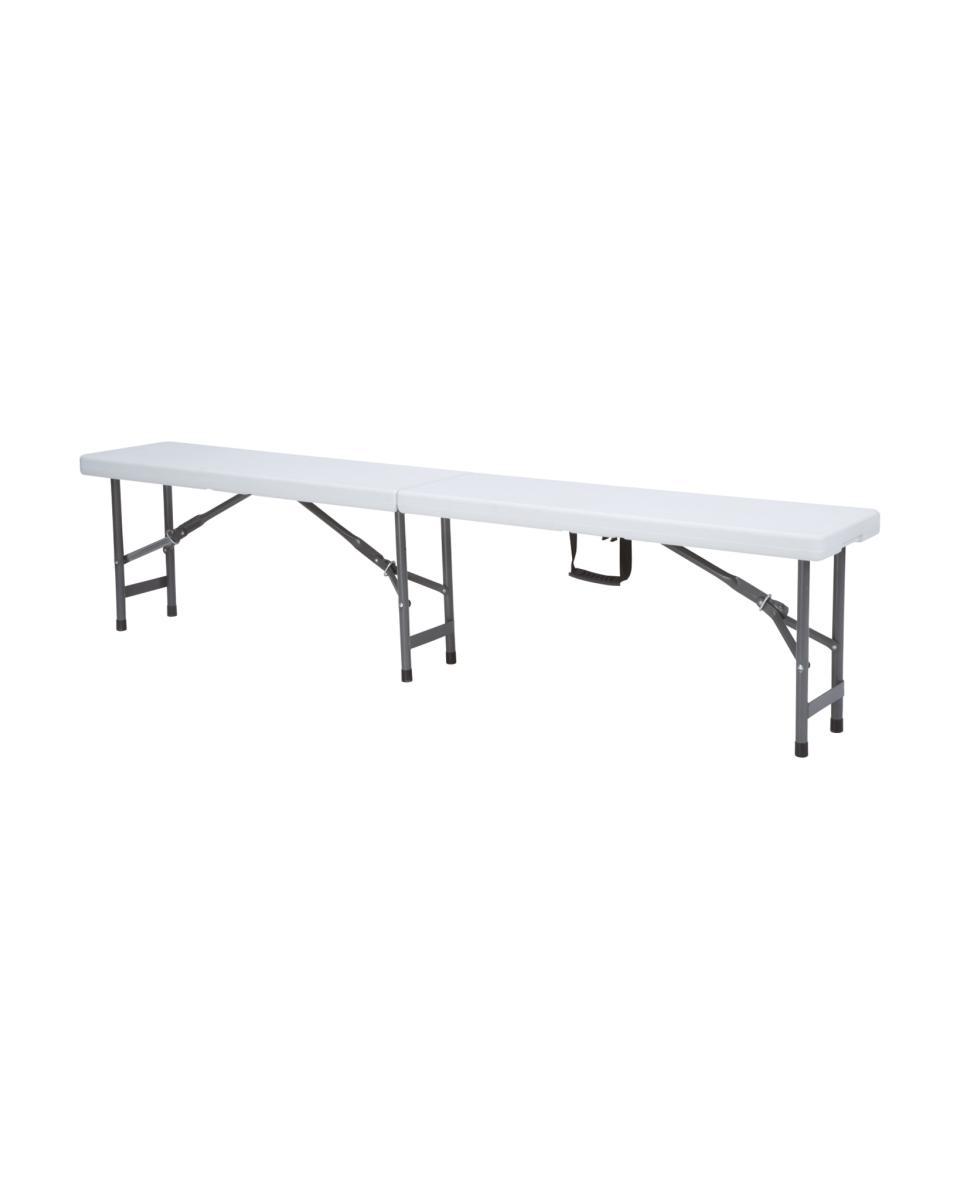 Buffetbank - inklapbaar - 1830x300x430 mm - Hendi - 811191