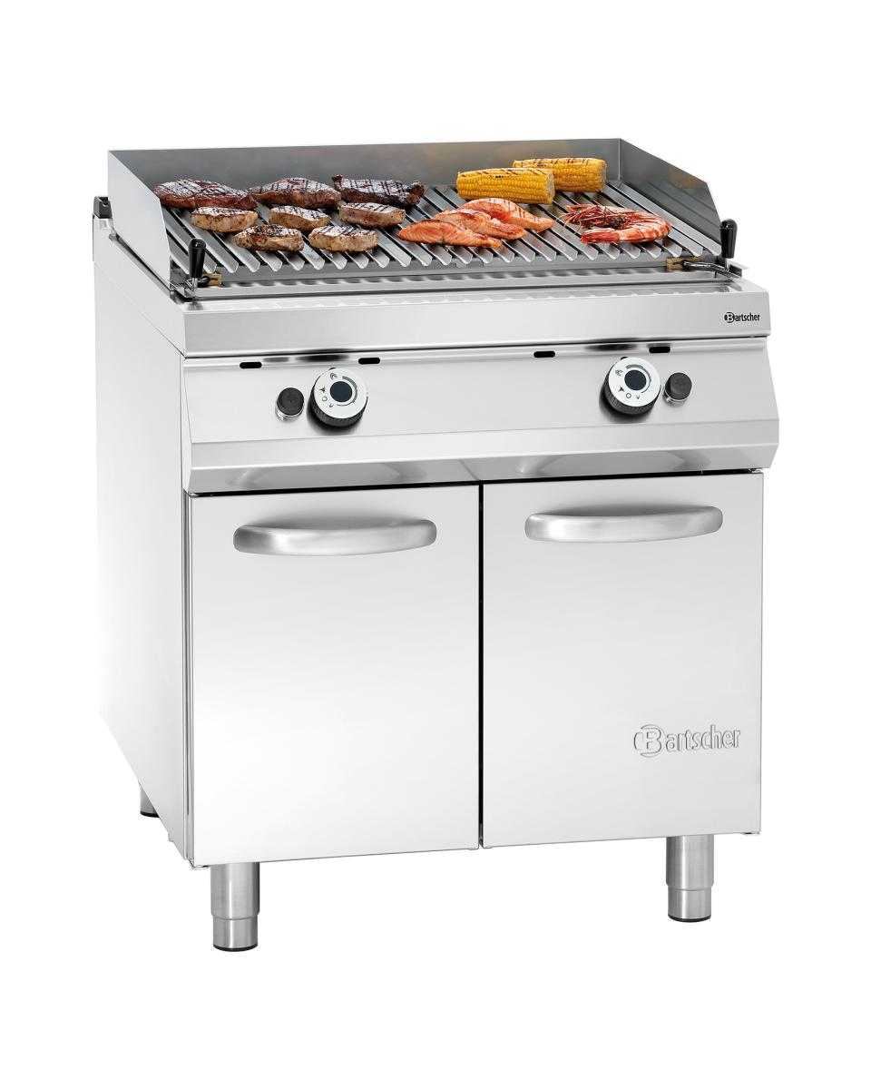 Lavagrill - Gas - 2 Zones - 24 kW - Bartscher - 2954631