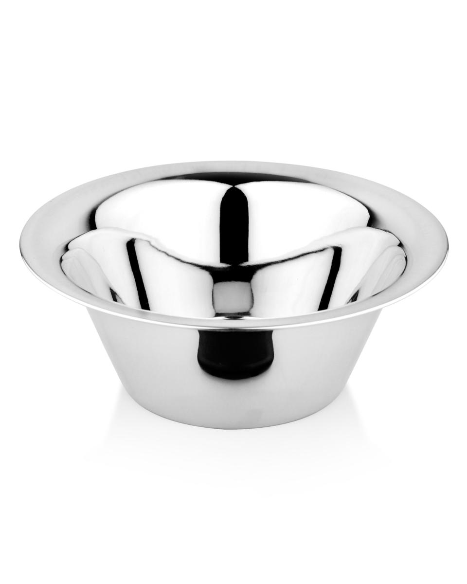 Mengkom - Ø20 CM - Laag model - RVS - Promoline