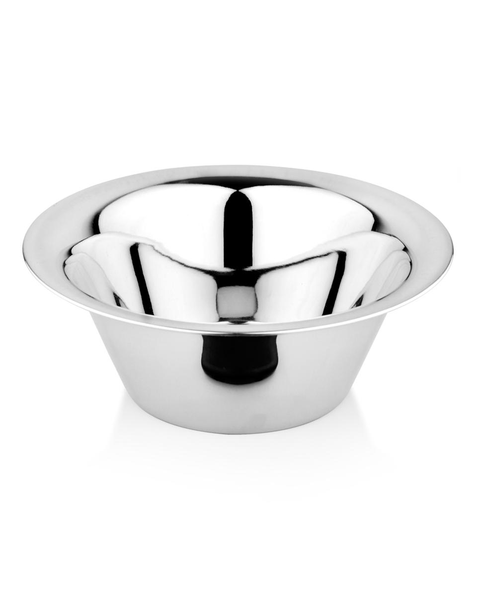 Mengkom - Ø22 CM - Laag model - RVS - Promoline