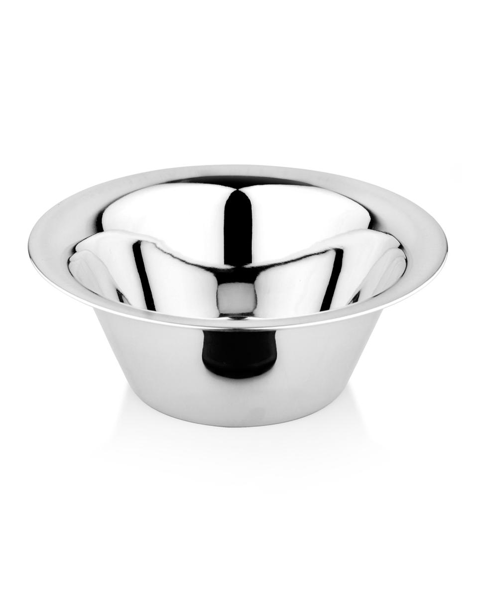 Mengkom - Ø34 CM - Laag model - RVS - Promoline