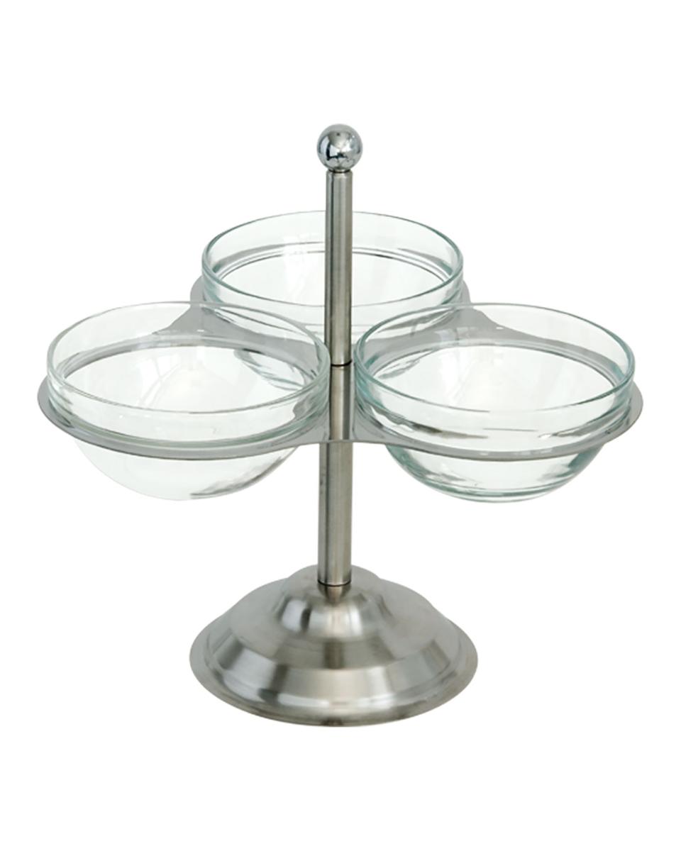 Buffet standaard - Roterend - 3 x 0.62 Liter - Promoline