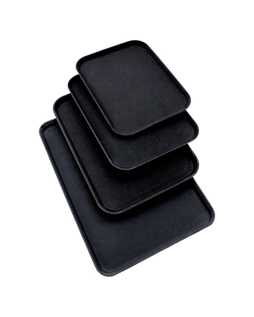 Dienblad - Zwart - Anti slip - 40,5 x 30,5 CM - Promoline