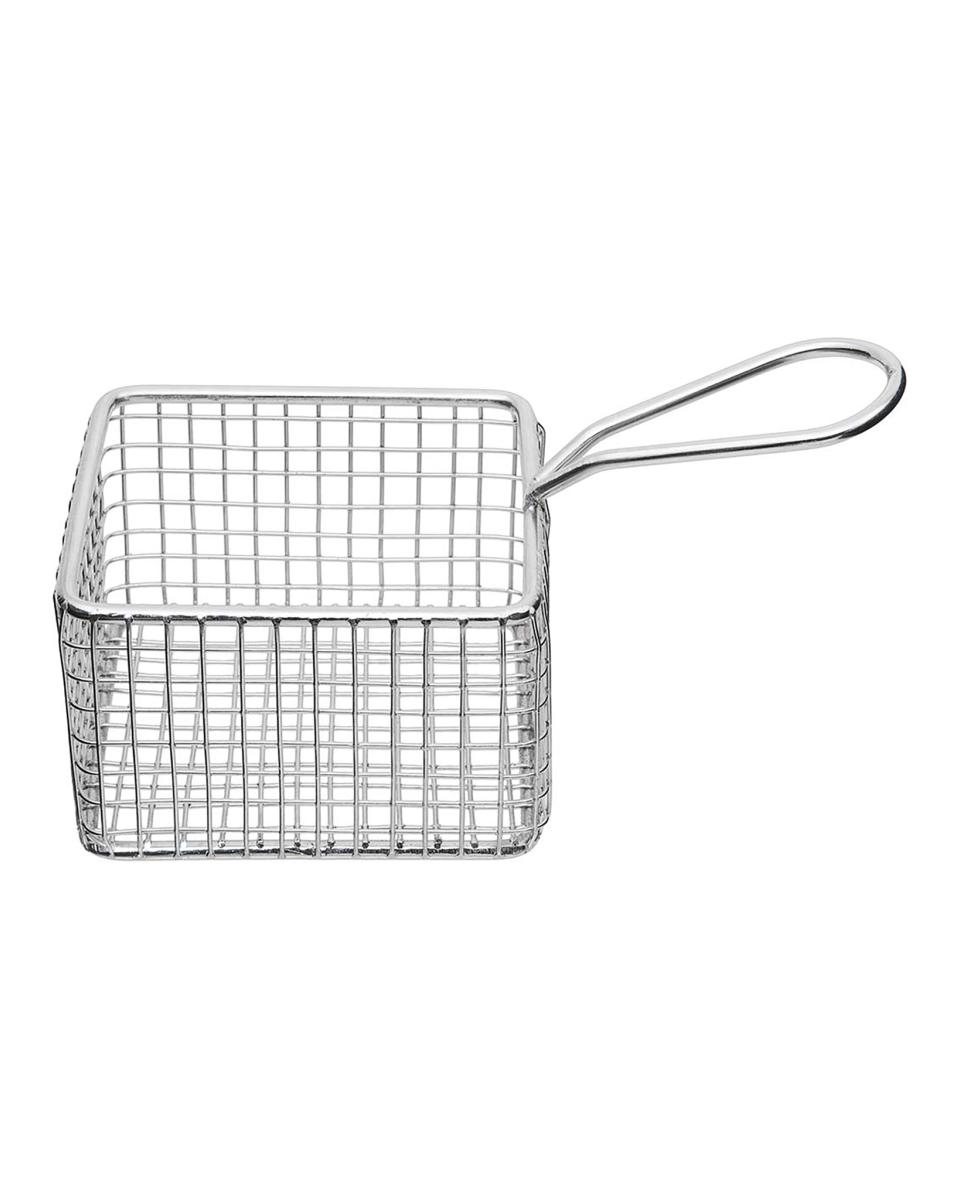 Fritesmandje - RVS - 9.5 x 9.5 CM - Promoline