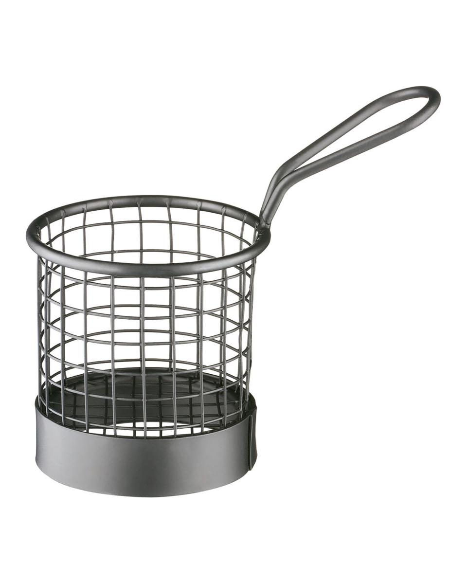 Fritesmandje - Zwart - Ø8 CM - Promoline
