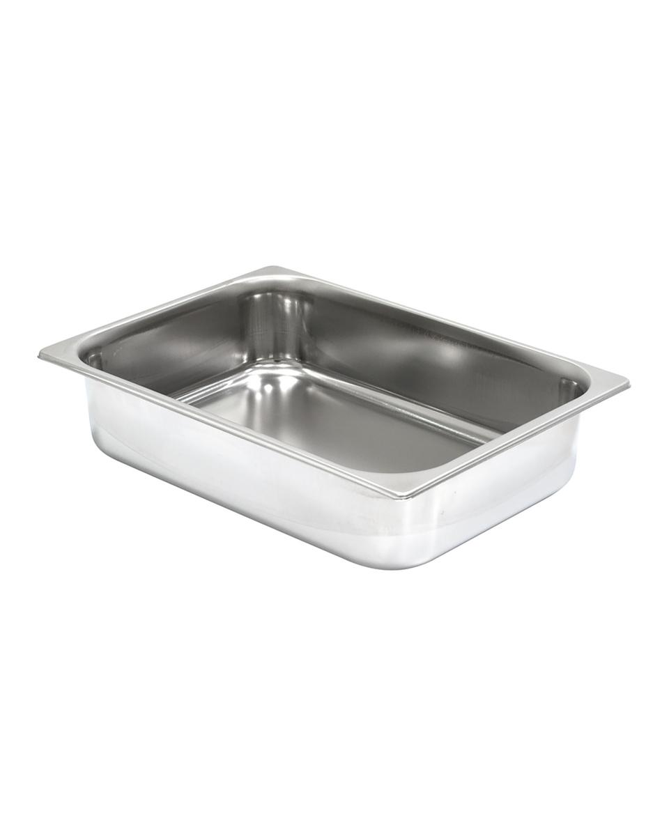 ijs uitschepbak - RVS - H 8 x 36 x 25 CM - 5 Liter - Promoline