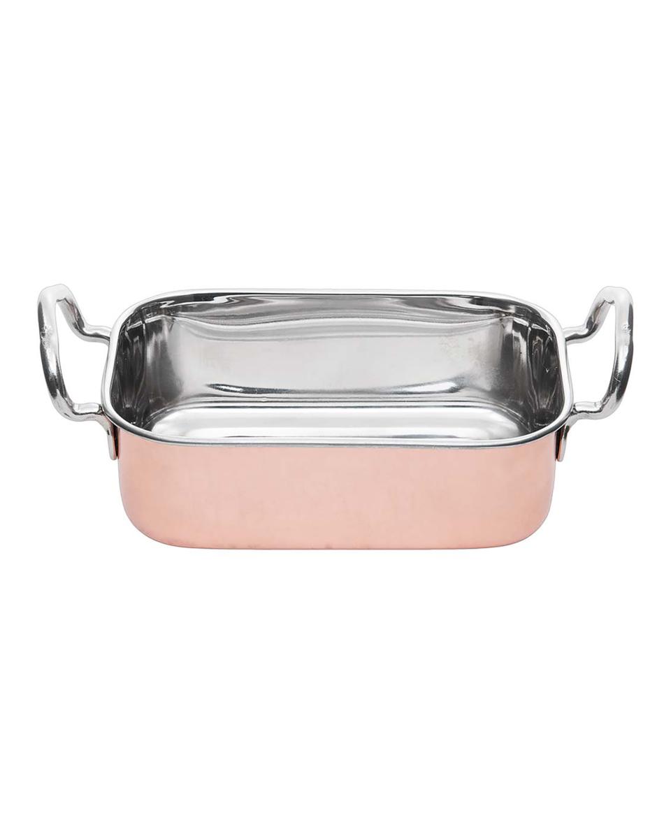 Mini ovenschaal - Koper - 14.5 x 9.5 CM - Promoline