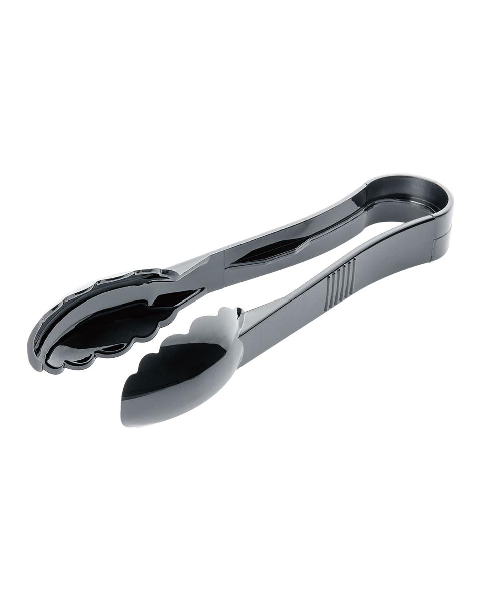 Serveertang - 23 CM - Polycarbonaat - Zwart - Promoline