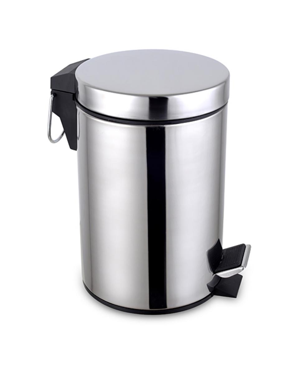 Pedaalemmer - 20 Liter - RVS - Promoline