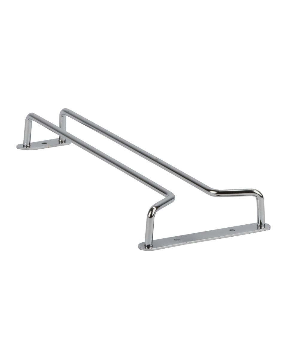 Glazenhouder - 40.6 CM - Chroom - Promoline