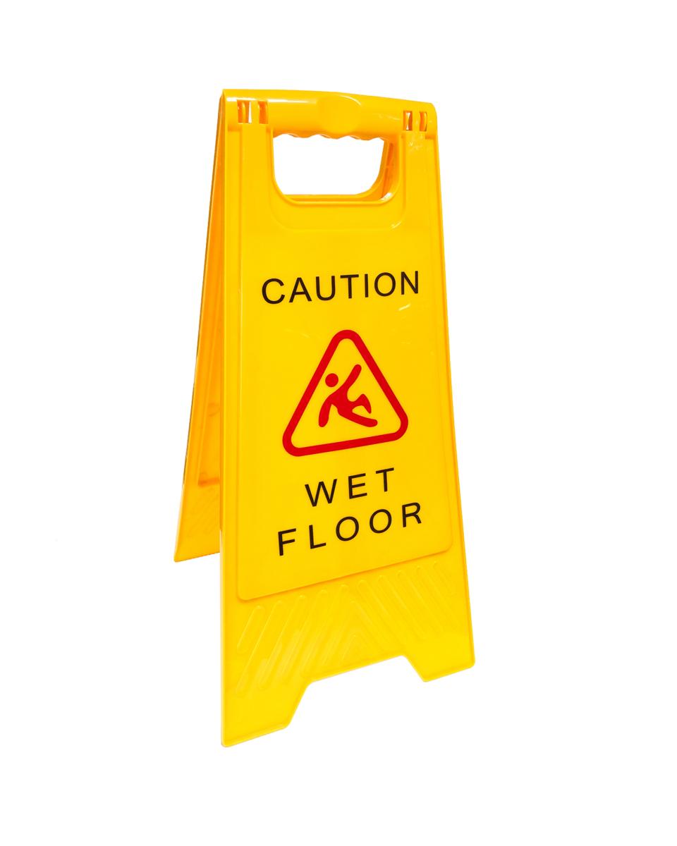 Waarschuwingsbord - Wet floor - Inklapbaar - Promoline