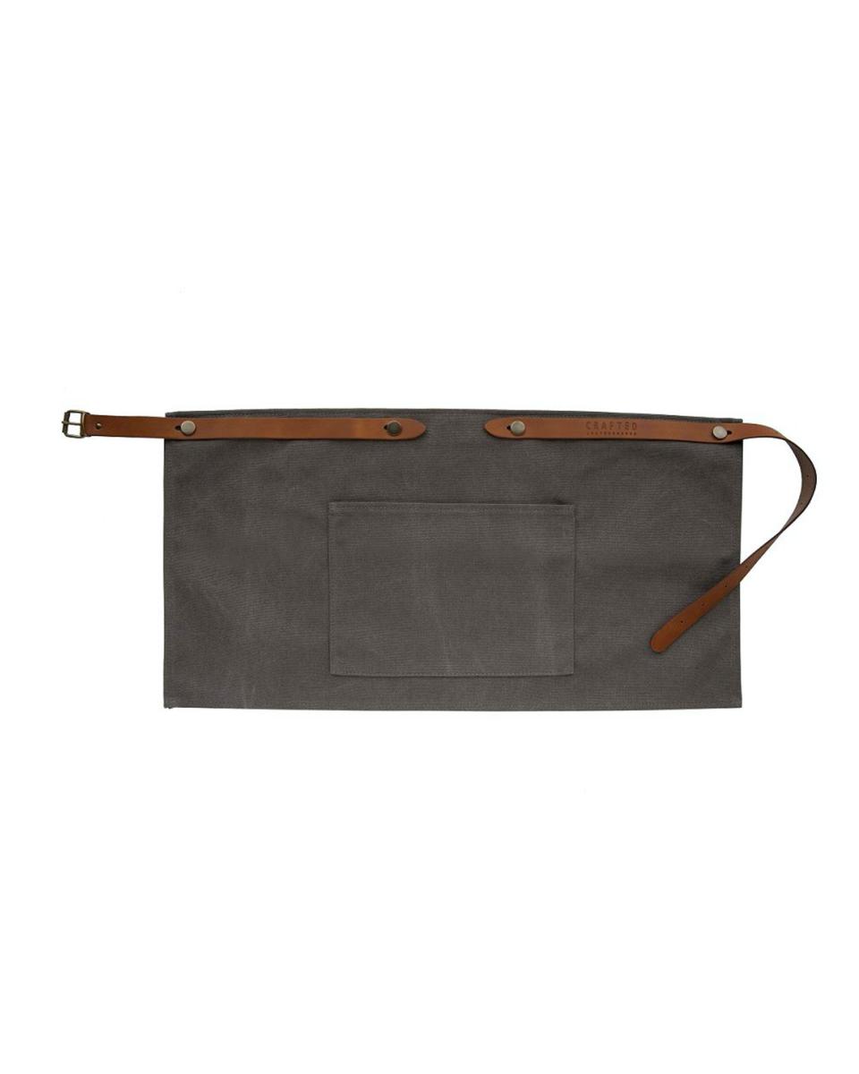 Horeca sloof - Met zak - Washed Canvas - Grijs - Promoline