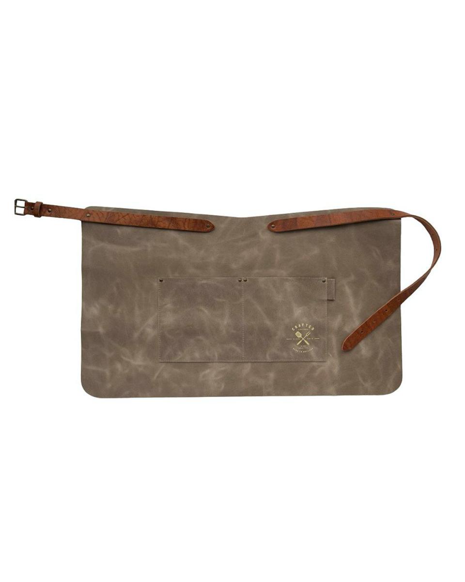 Horeca sloof - Met zak - Vintage Leather - Grijs - Promoline