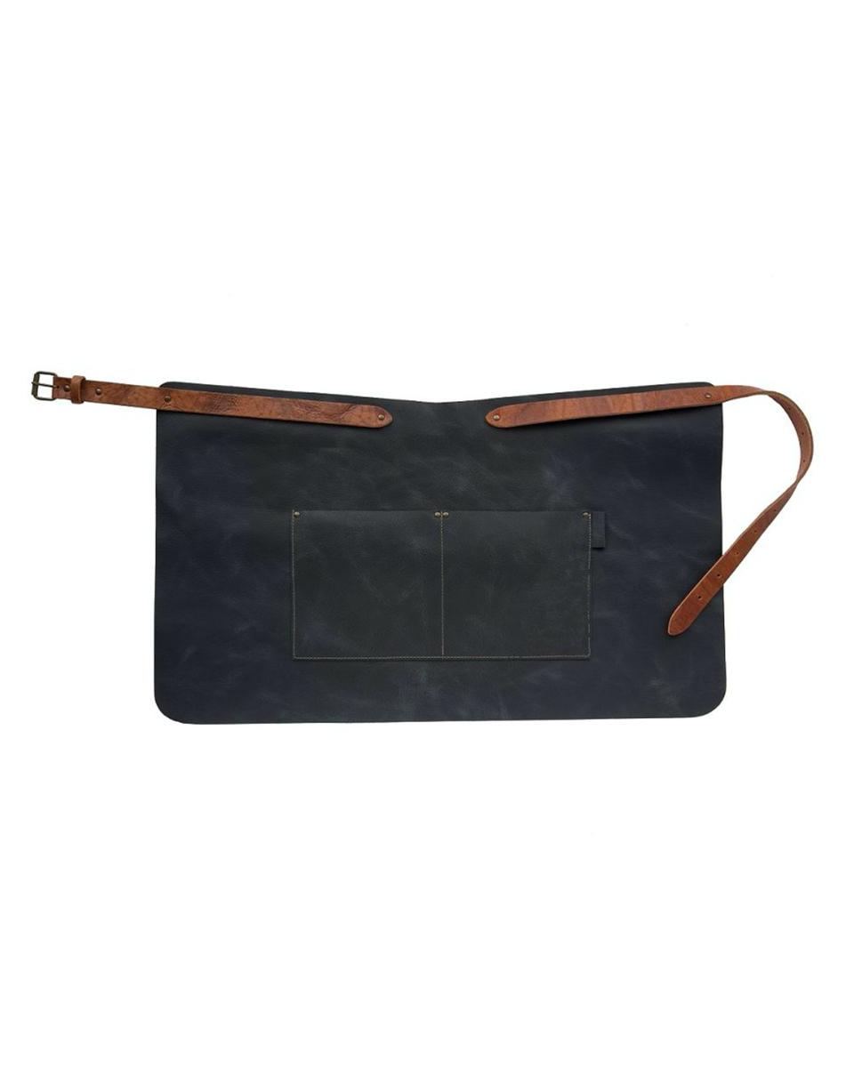 Horeca sloof - Met zak - Vintage Leather - Zwart - Promoline