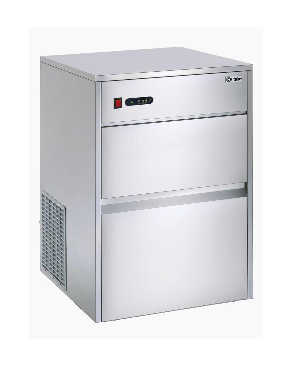 Holle ijsblokjesmachine - Holle ijsblokjes - Luchtgekoeld - 25 kg / 24u - Bartscher - 104025