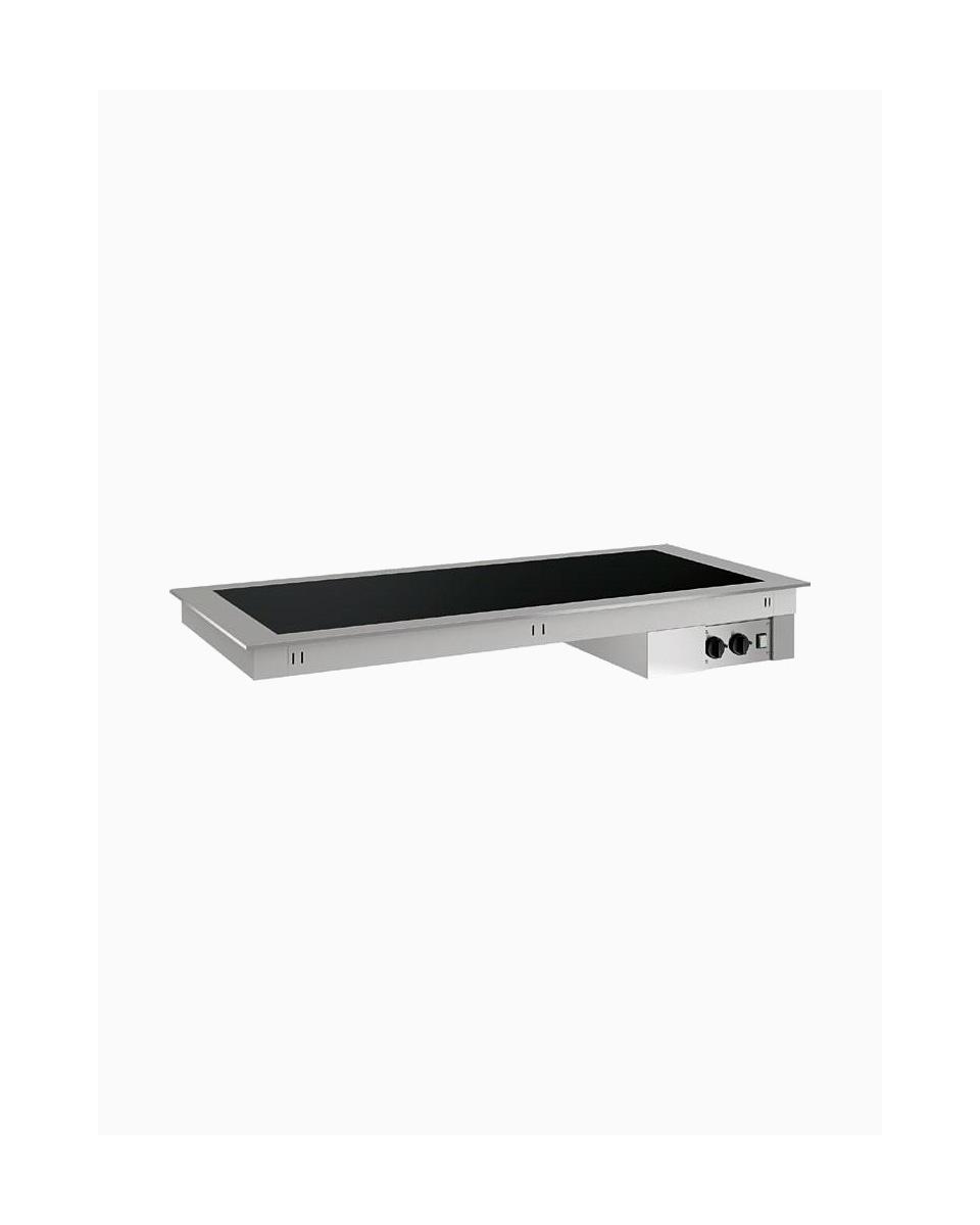 Vitrokeramisch bakplaatelement - 3 x 1/1 GN - RVS - Diamond - DPA/PVV12