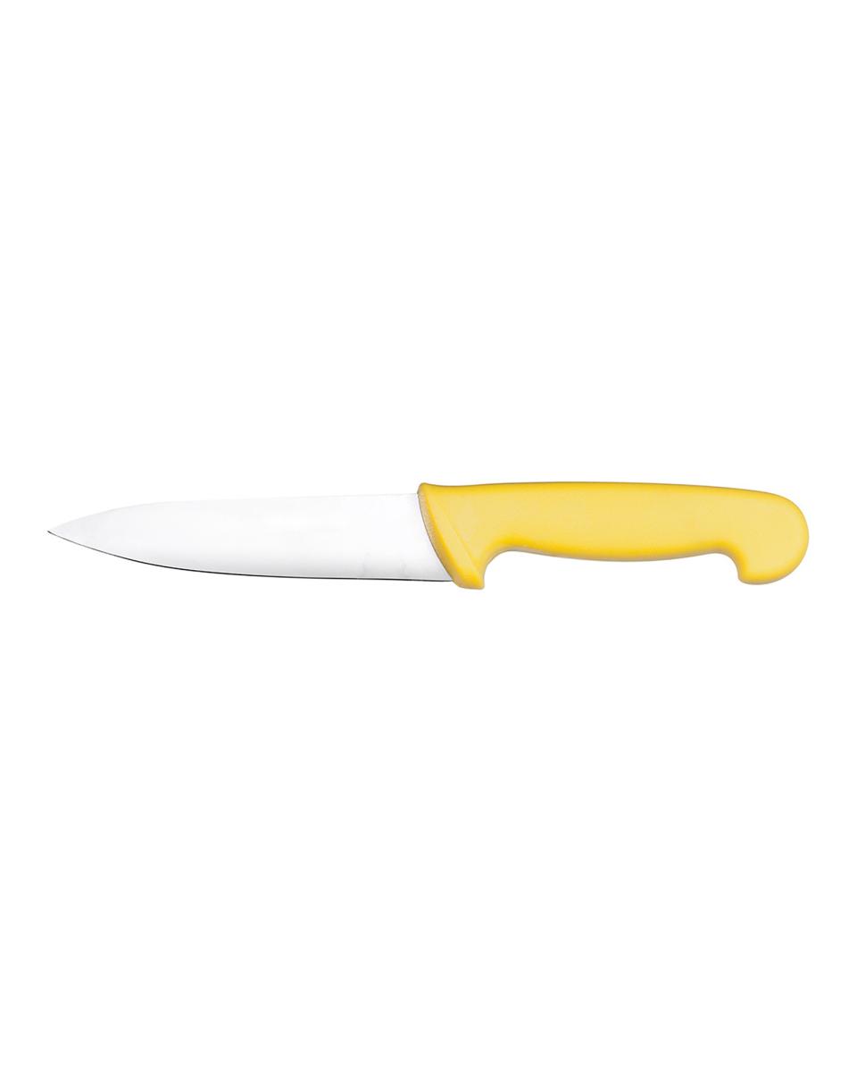 Koksmes - 15 CM - HACCP - Geel - Promoline