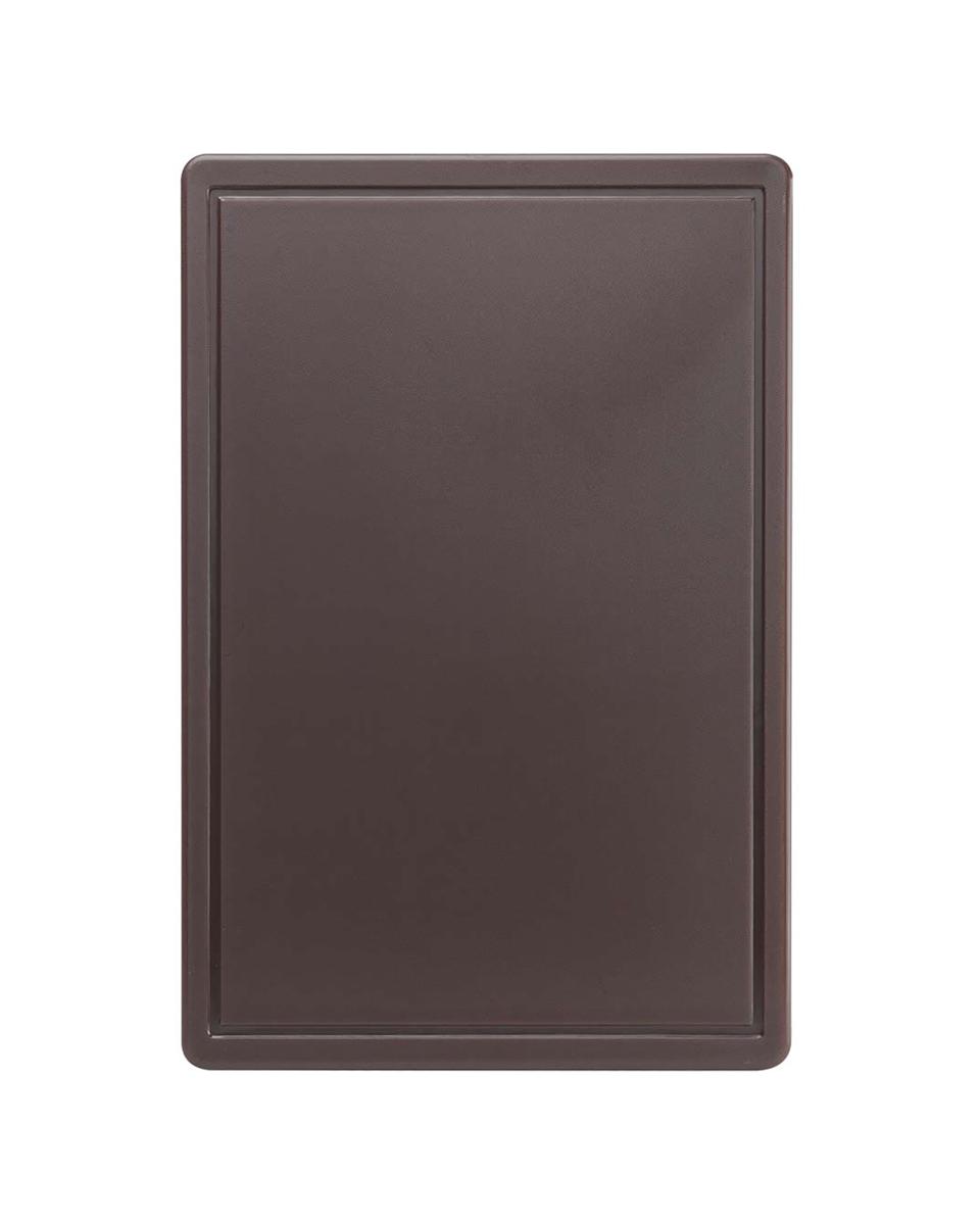 Snijplank - 60 x 40 CM - HACCP - Bruin - Promoline