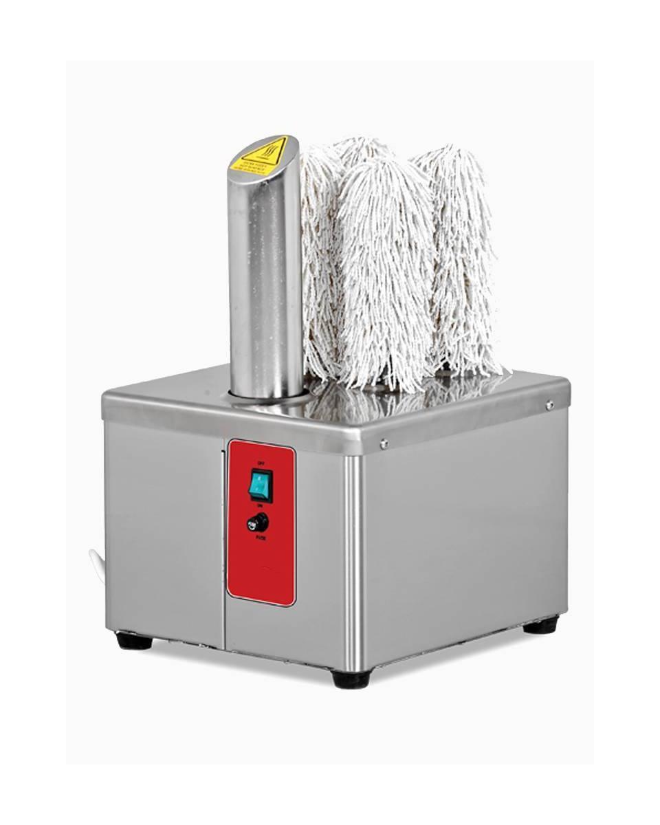 Glazenpoleermachine - 5-delig - 4 Rols - H 51 x 34 x 36 CM - Promoline