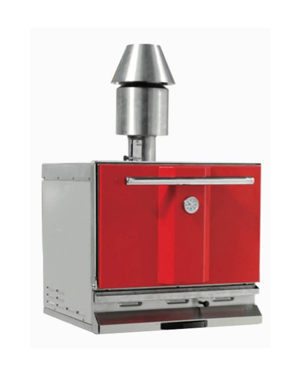 Houtskooloven - 400 - Rood - Promoline