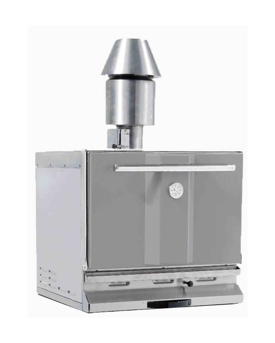 Houtskooloven - 400 - RVS - Promoline