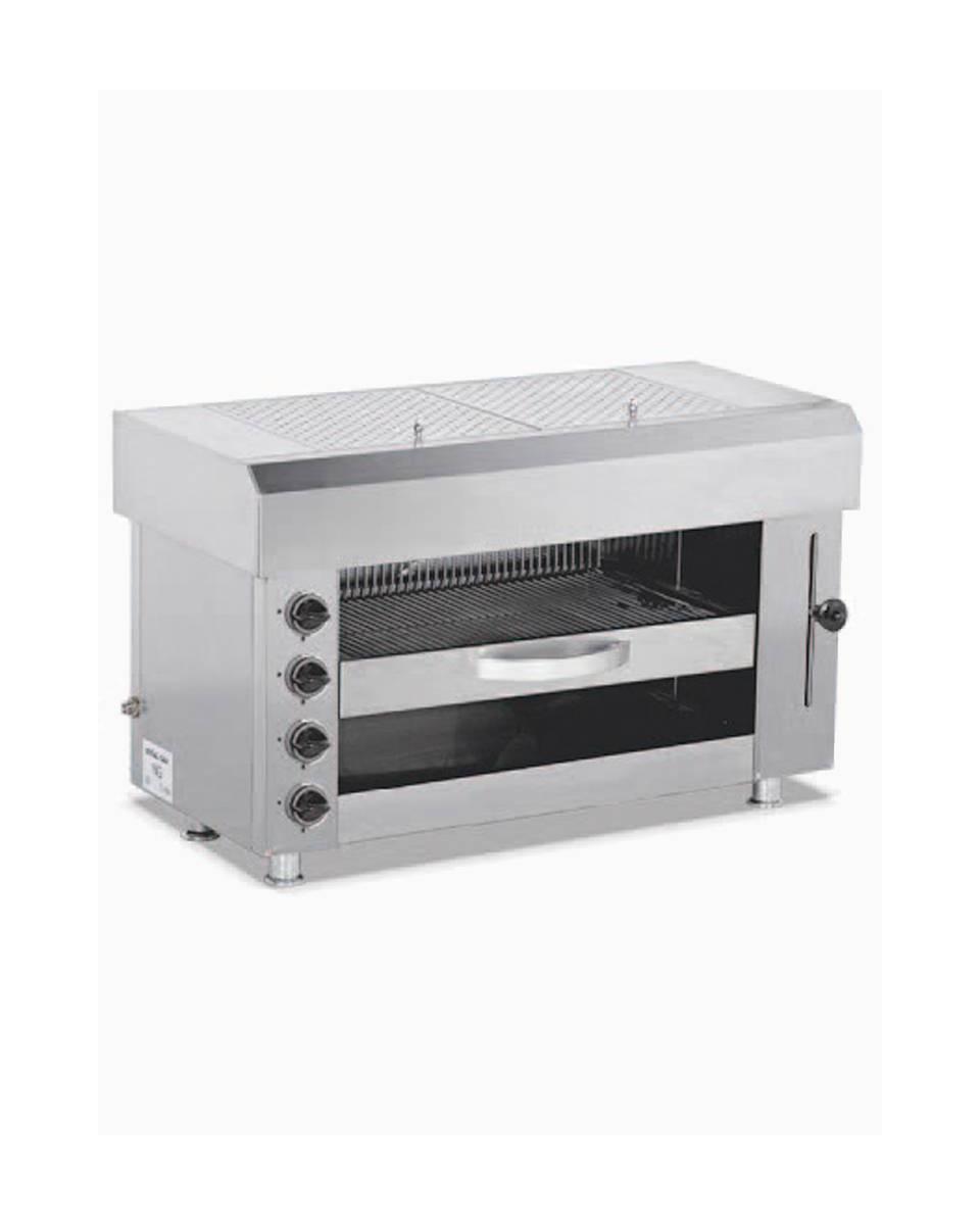 Pita oven - 6 Branders - H 60 x 124 x 44 CM - Promoline