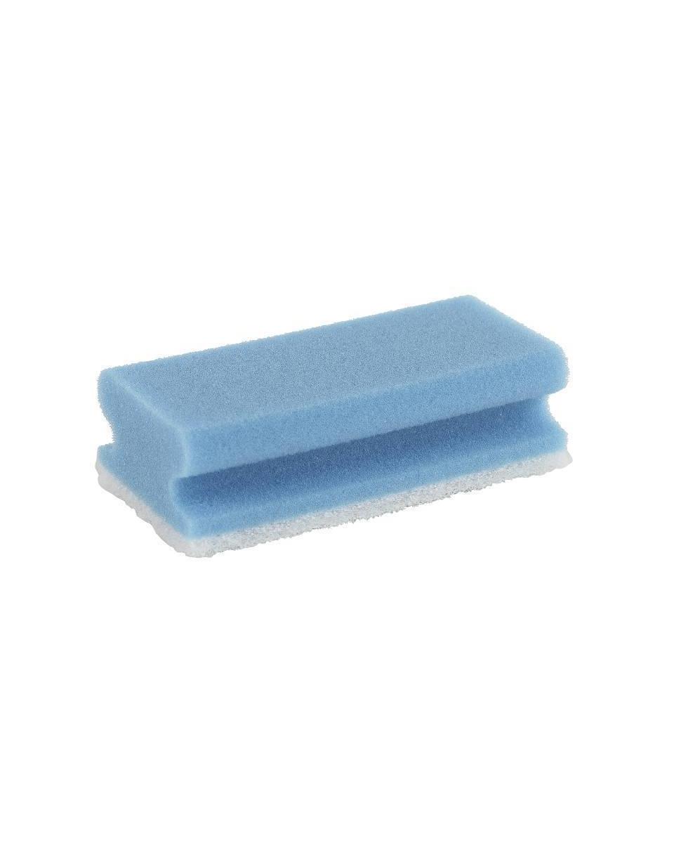 Schuurspons - Greepgleuf - 14 CM - Blauw - Betra - 105025