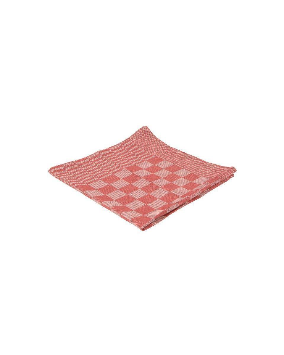 Theedoek - Blok - 65 CM - Rood - Betra - 2020036