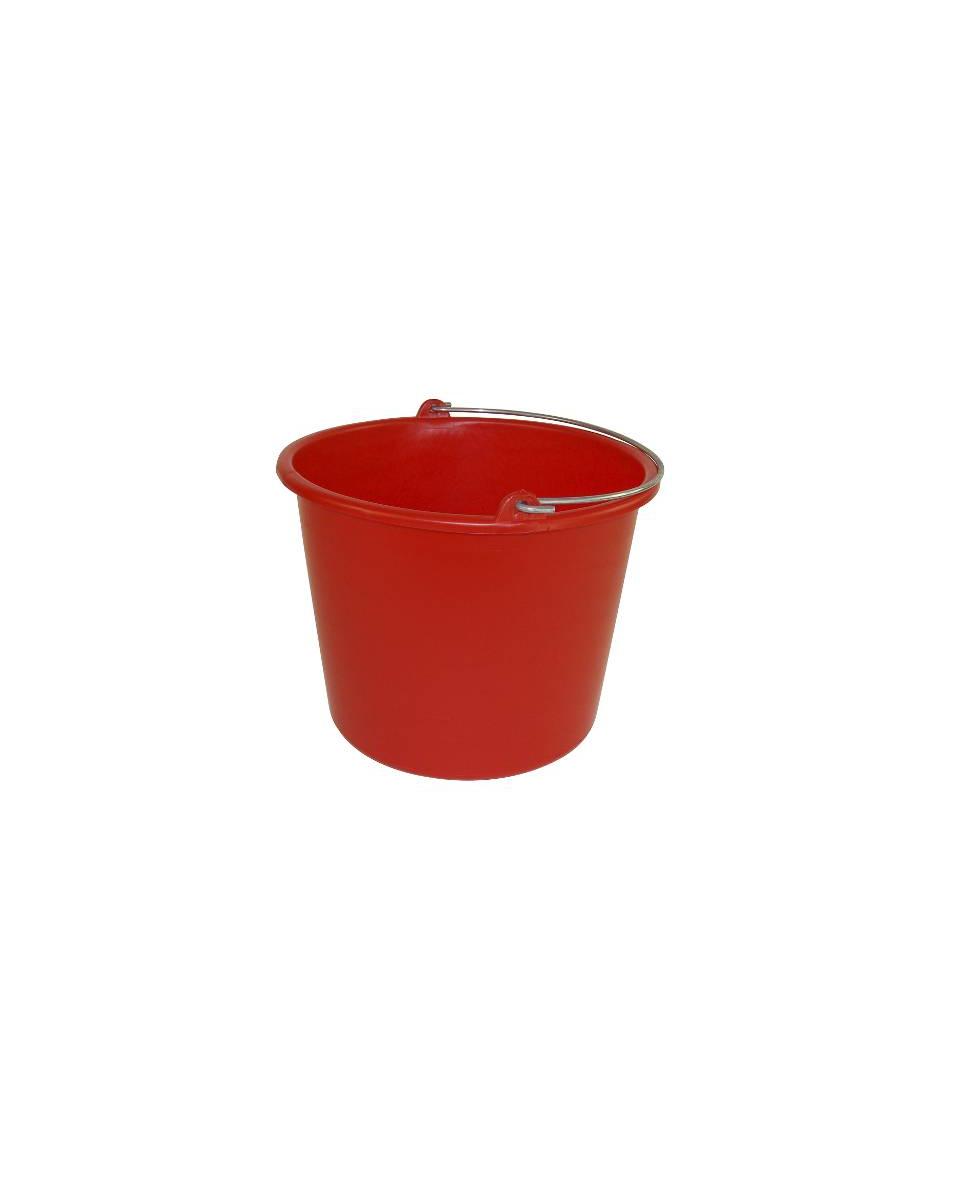 Emmer - 12 Liter - Kunststof - Rood - Betra - 651054