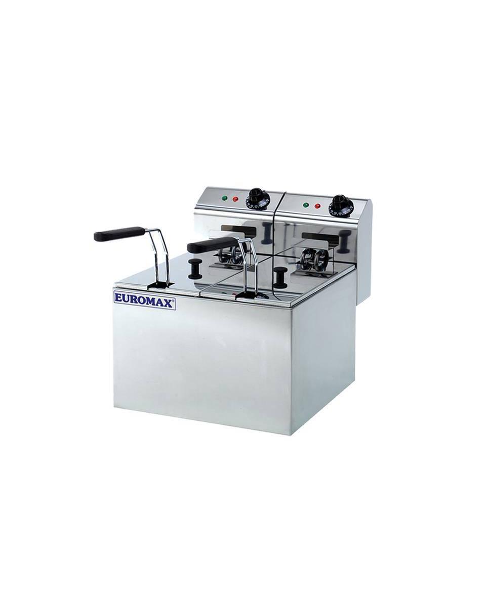Horeca Friteuse dubbel - 5+5 Liter - Euromax - 10351C