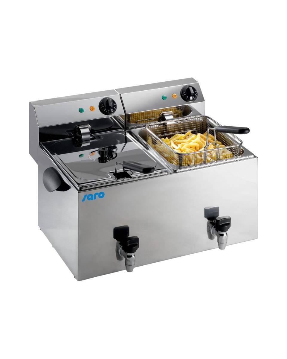 Friteuse - 2 x 8 Liter - Saro - 172-2075