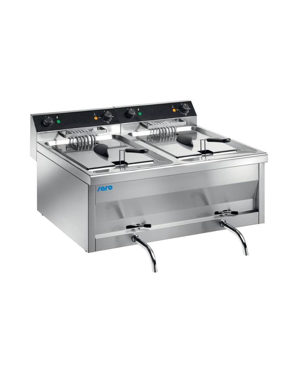 Friteuse - 2 x 12 Liter - Saro - 172-4035