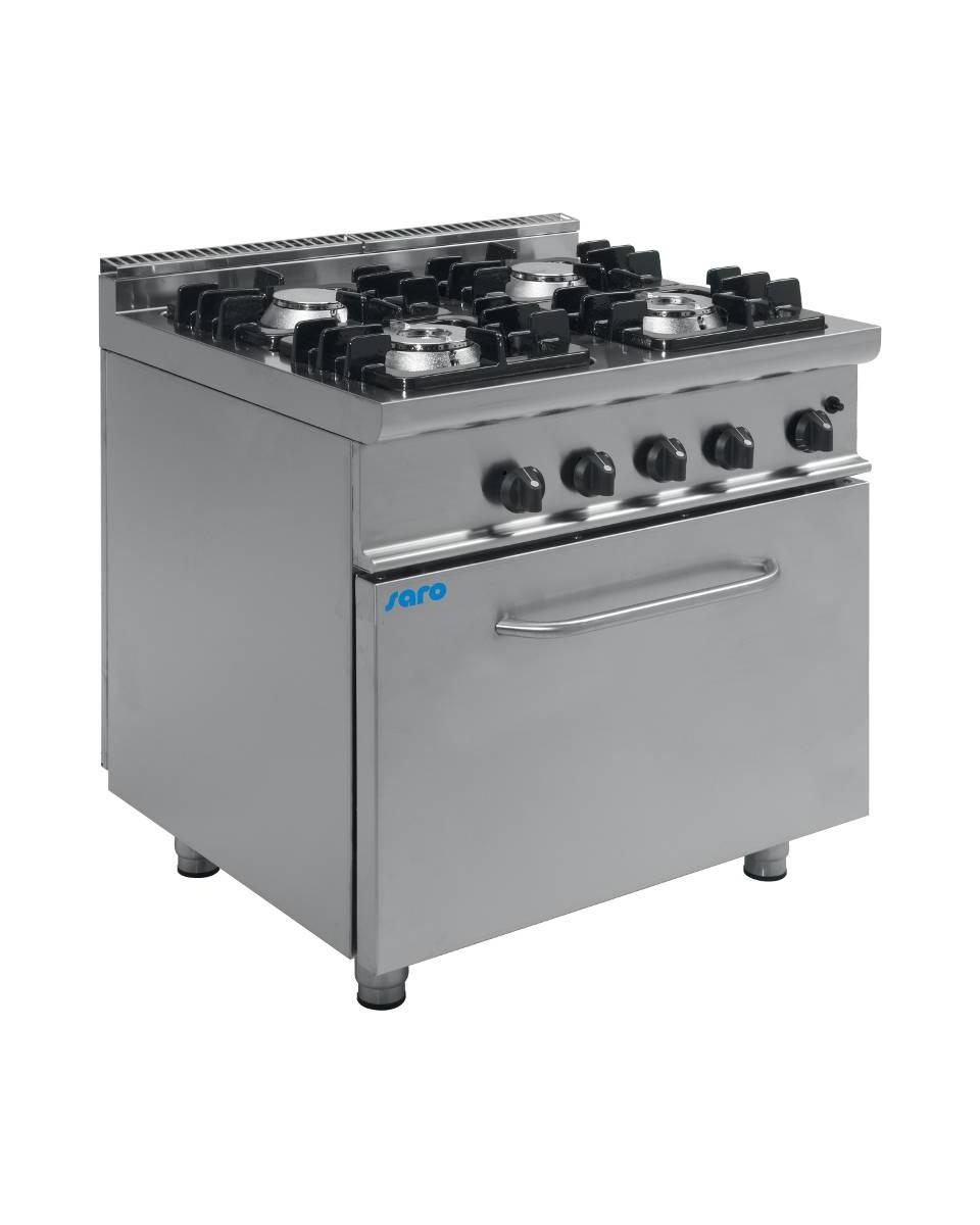 anker bed Gladys Gasfornuis - Gasoven - 4 Pits - Saro - 423-1030