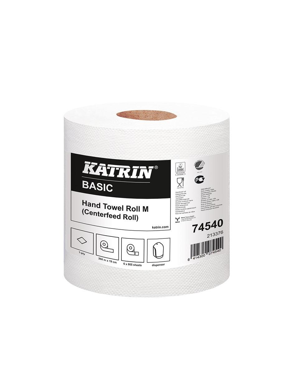 Poetsrol - Professionele kwaliteit - Basic - M - Pak van 6 rollen - Katrin - 74540