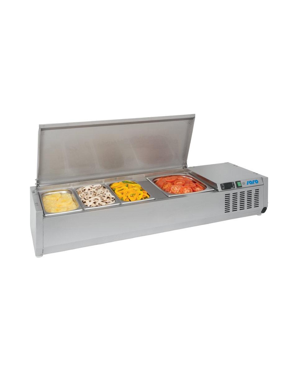 Gekoelde Opzetvitrine - RVS - 160 cm - Saro - 323-3144