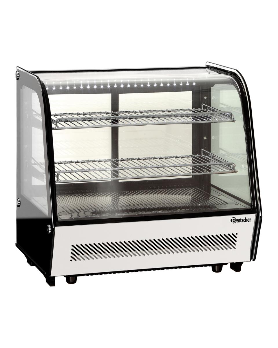 Koelvitrine - 120 Liter - Zwart - Bartscher - 700202G