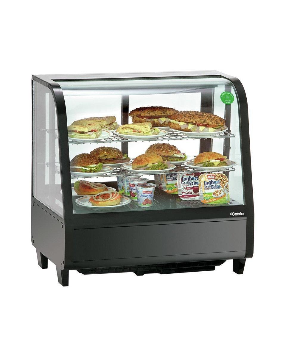 Koelvitrine - 100 Liter - Zwart - Bartscher - 700201G