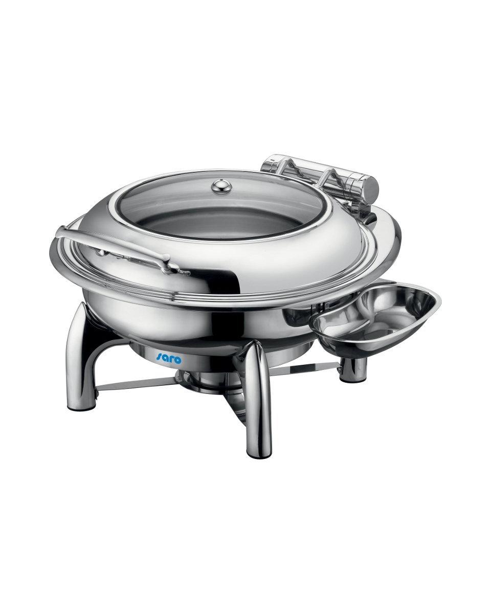 Chafing dish - Rond - Zelfsluitende Deksel - 6 Liter - Saro - 213-1210