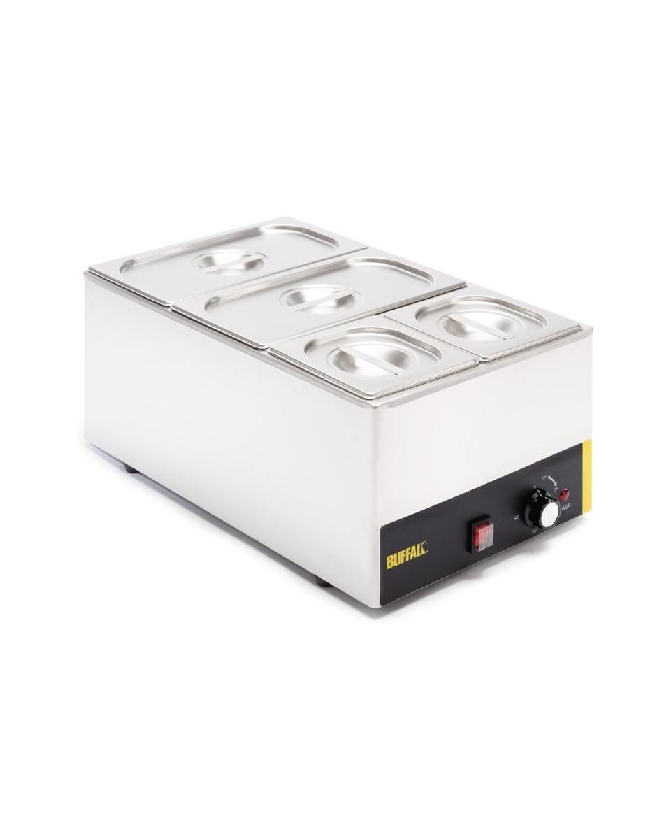 Bain marie - 1/1 GN - 20 Liter - H 24.5 x 34 x 58 CM - 230 V - RVS - Buffalo - S007