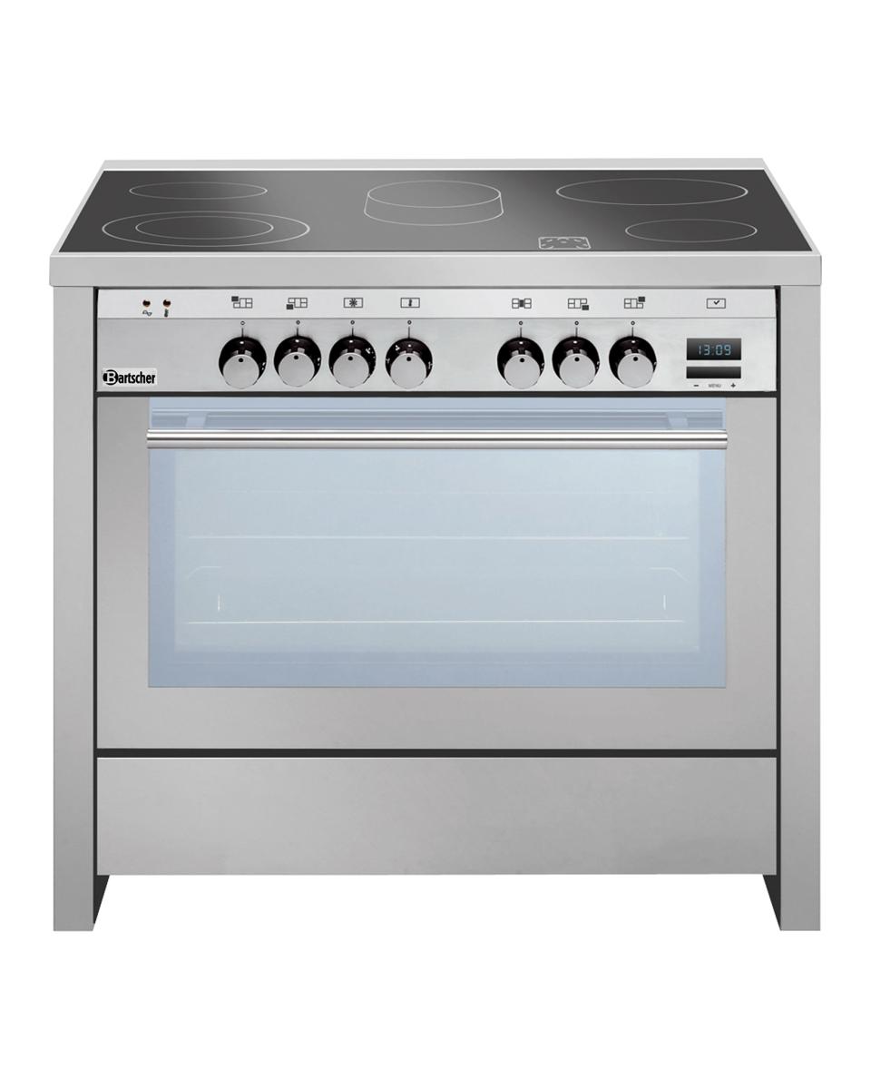 Fornuis - 5 Pits - Met Oven - Keramisch - Bartscher - 155660