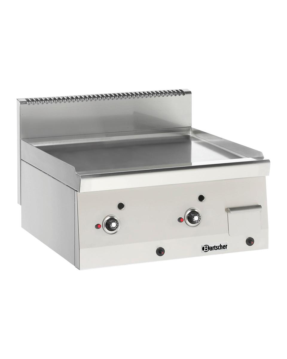 Grillplaat - Gas - 2 Zones - Glad - Bartscher - 1311813