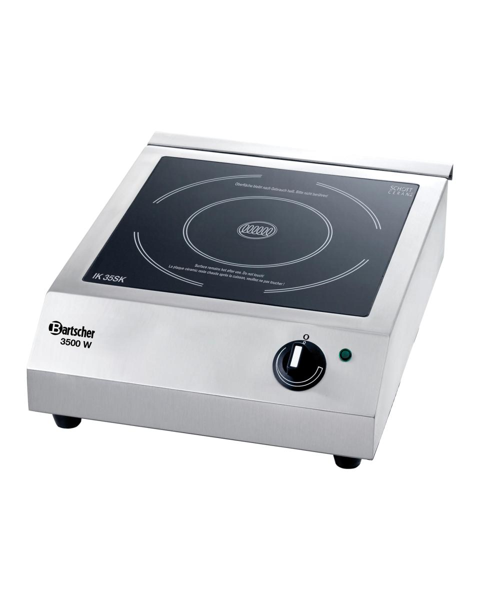 Inductie kookplaat - 34 x 44.5 CM - Bartscher - 105837