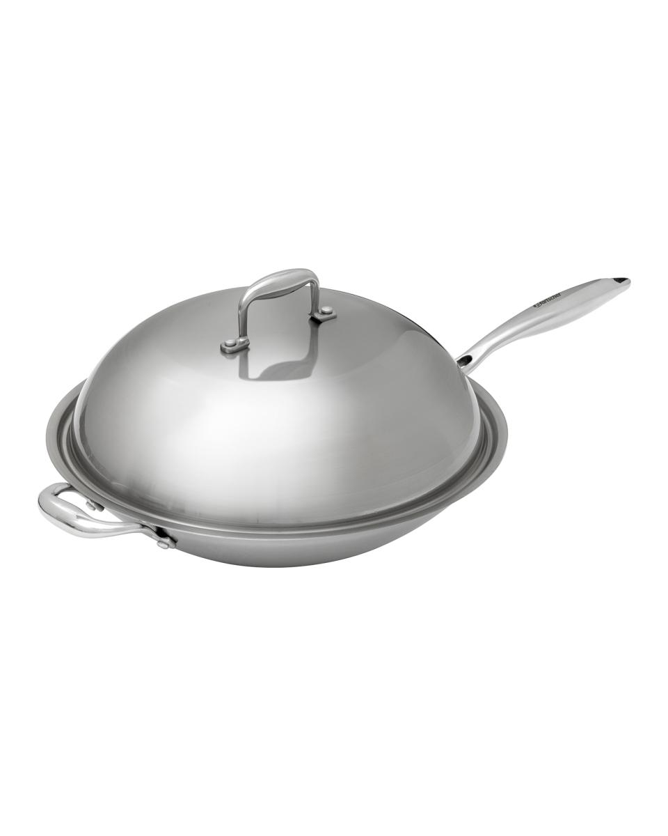 Wokpan - Ø38 CM - RVS - Bartscher - 105831