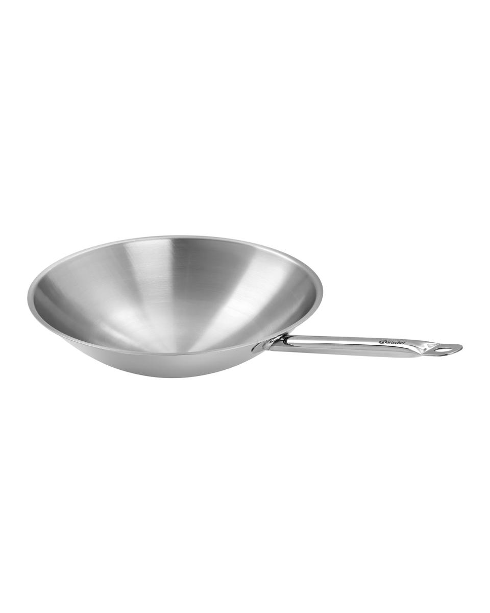 Wokpan - Ø38.5 CM - RVS - Bartscher - A105971