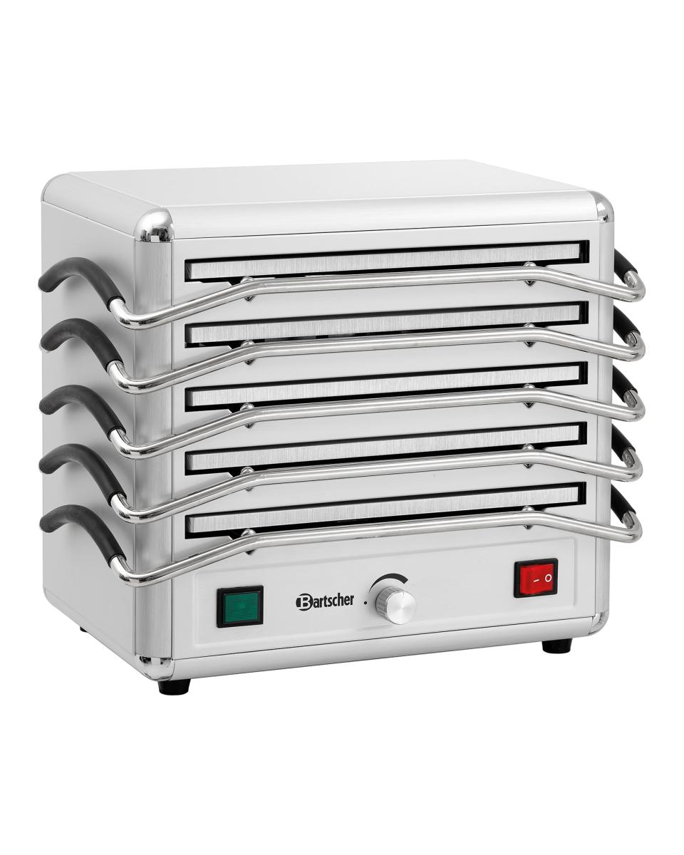 Warmhoudplaten - Rechaud - 5 Platen - Aluminium - Bartscher - 120803